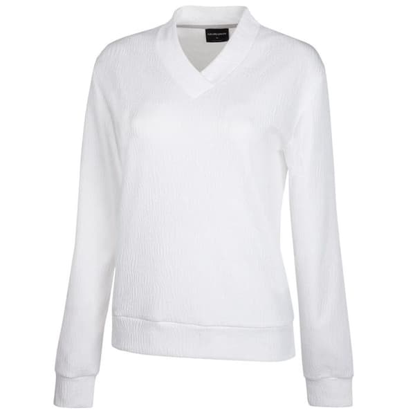 Pull col V dam Galvin Green Donya - vit