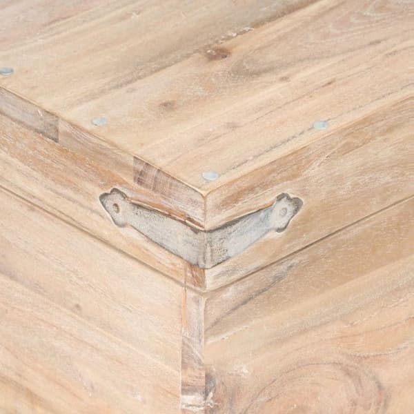vidaXL Förvaringsbox 40x40x40 cm Solid akaciaträ