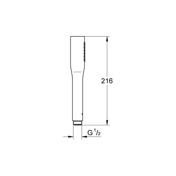 Euphoria Cosmopolitan Stick handdusch - GROHE - Krom - Ringad - Vattenbesparande