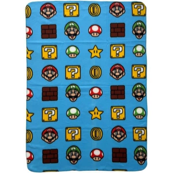 Rutigt - MARIO BROS - Föremål - 100 x 140 cm