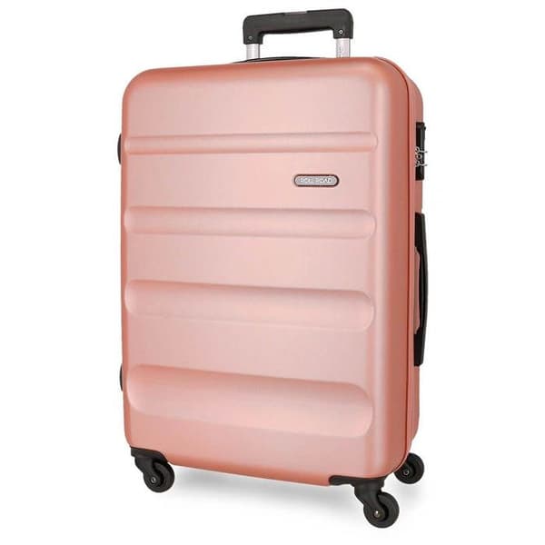 Mellanstor rullväska FLEX Rosa 65x46x23 cm