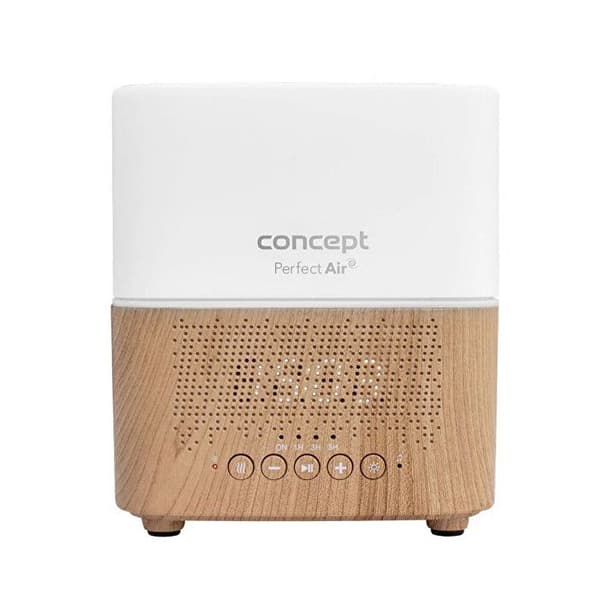 Aromadiffuser - KONCEPT - DF2010 - 300 ml - Bluetooth - Nattlampa 7 färger