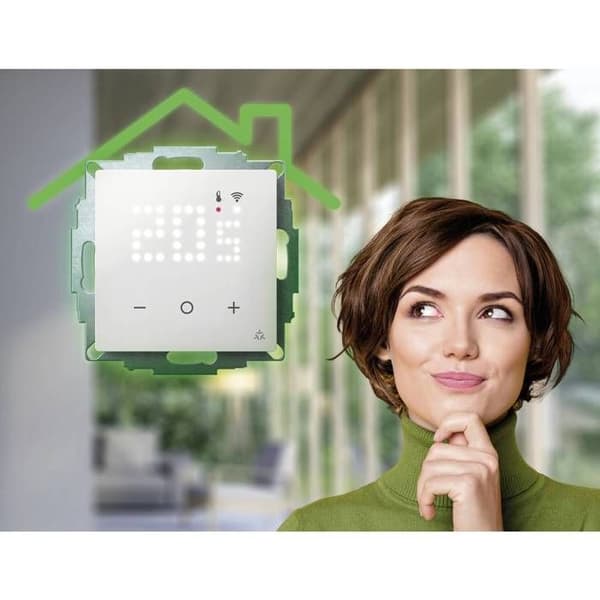 Inbyggd rumstermostat - EBERLE - UTE 3800 - WiFi Matter - Programmerbar - Elektronisk