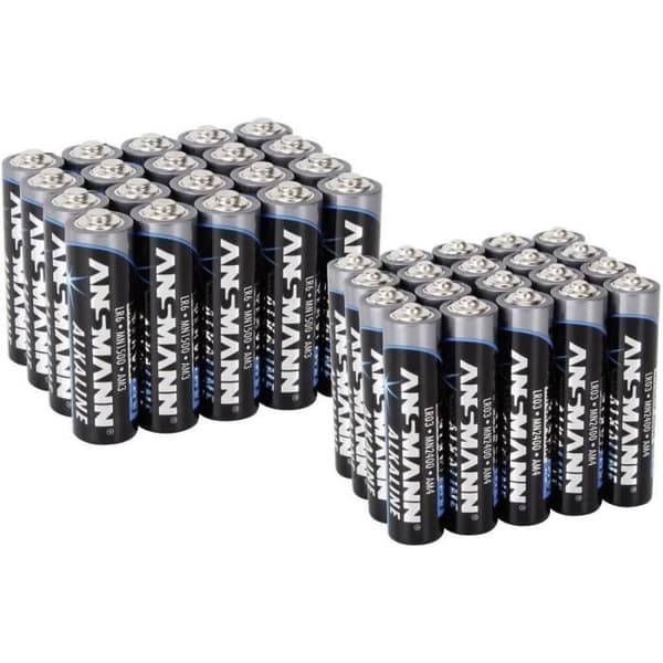 Ansmann Batteri LR03, LR6 40 st(ck)
