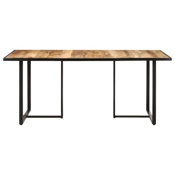 Matsalsbord 180 cm Rått mangoträ