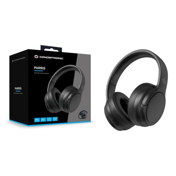 Hörlurar - CONCEPTRONIC - PARRIS03B - Bluetooth 5.4 - Över örat - Svart