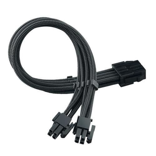 Strömkabel - SILVERSTONE - SST-PP07E-EPS8B - 30CM - 8-pin EPS12V - Svart