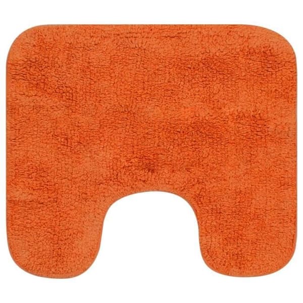 Badrug - vidaXL - 3 st - Orange - Rektangulär - Tvättbar