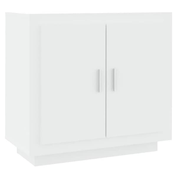 vidaXL Buffé Vit 80x40x75 cm Ingenjörsträ 811817