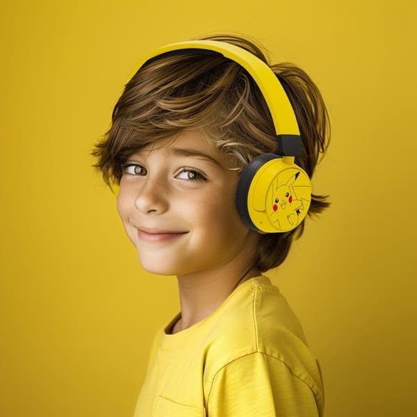 Bluetooth-hörlurar - EKIDS - Pokémon Pikachu Gul