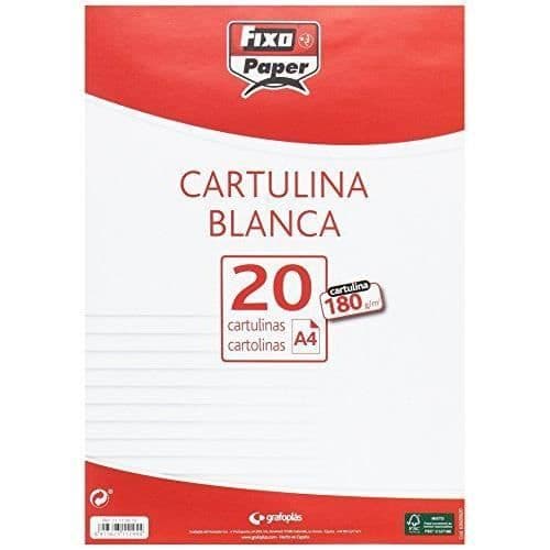 FIXO Pack 20 ark A4 vita - Grafoplas 11110970