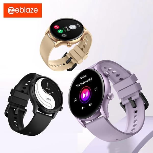 Original Zeblaze Btalk 3 Plus smartklocka 1.39 "HD - Guld