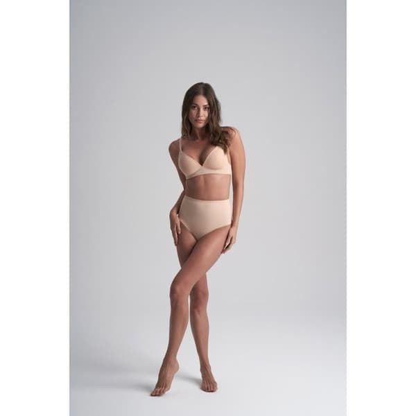 String skulptur midja hög kvinna Bye Bra - beige