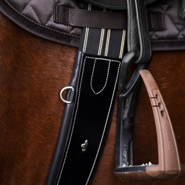 HV Polo Legacy ridhaklappsrem - svart - 125 cm