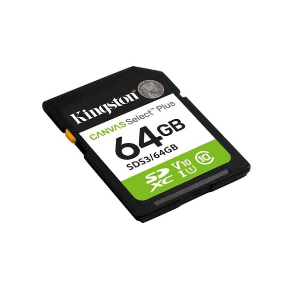 KINGSTON Minnepinn 64GB SDXC Canvas Select Plus *SDS3/64GB