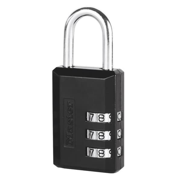 Masterlock kombinationshänglås - Bygel 23 mm - Längd 30 mm