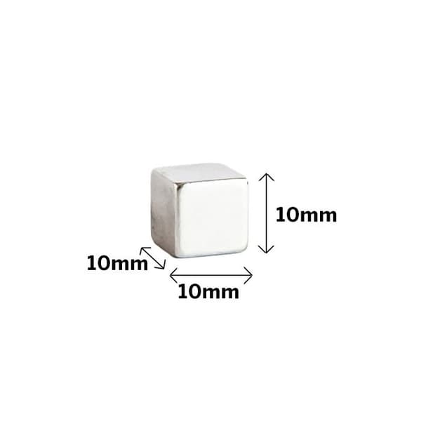 Neodymmagneter Set om 6, Kubformade
