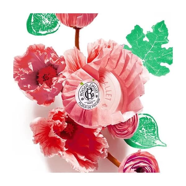 Roger & Gallet Fleur de Figuier Presentförpackning med 3 välgörande tvål à 100 g