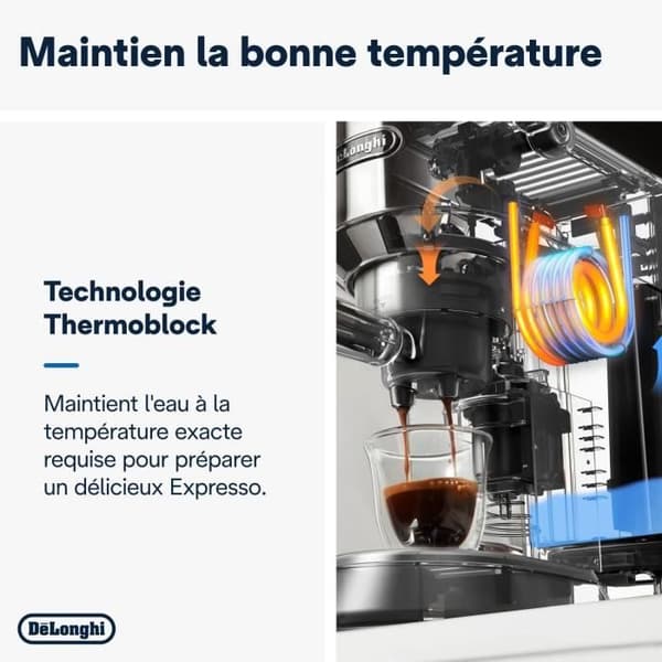 Manuell espressomaskin - De'Longhi - Dedica stil - EC685.W - Vit