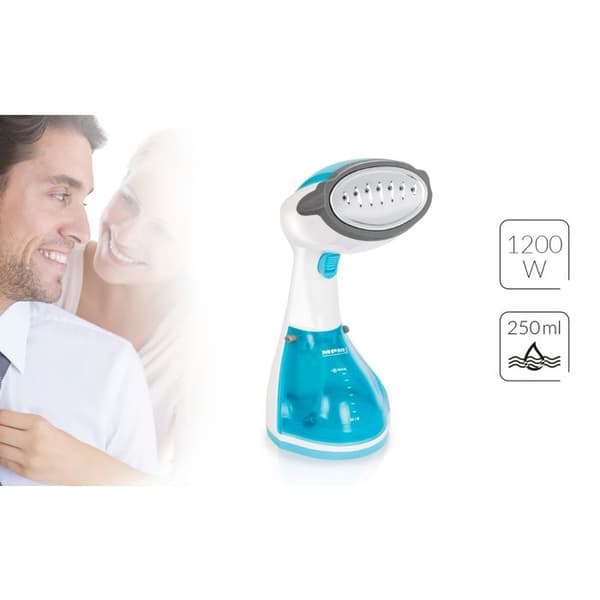 Ångstrykjärn - MPM - MZP-01 - 1200 W - 0,2 l - Vit-Blå