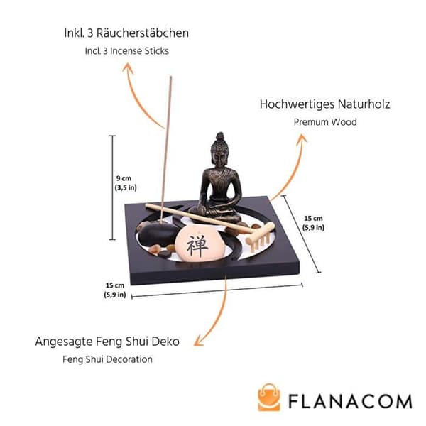 Japansk trädgård - zen trädgård Flanacom