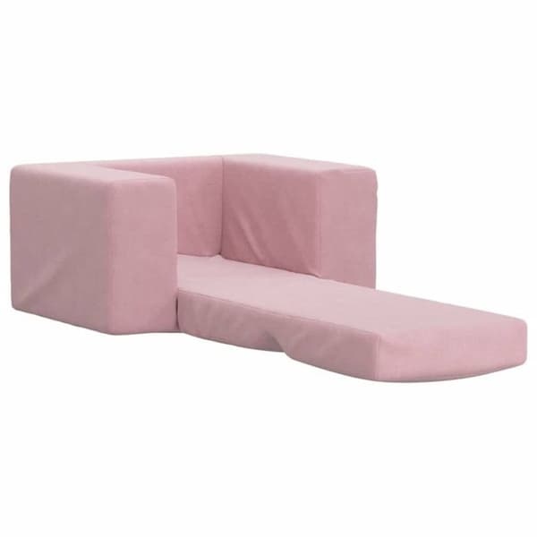 Soffa säng för barn Rosa Plysch mjuk