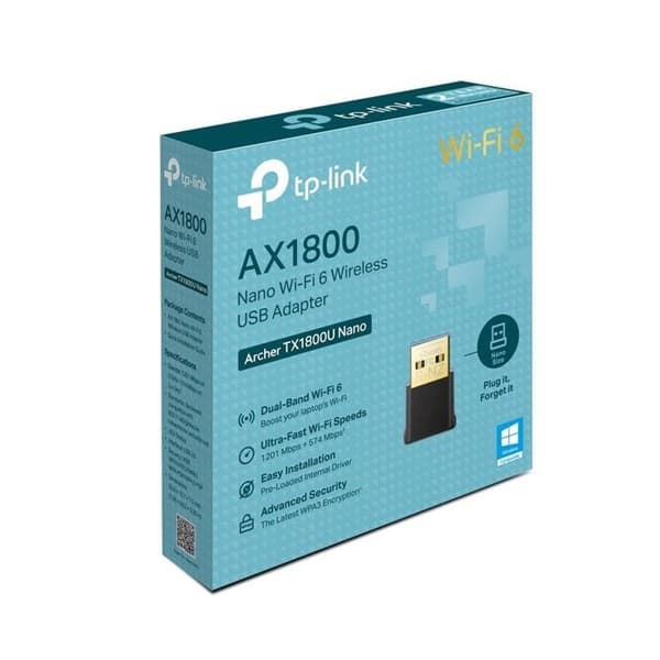 CLE WIFI / BLUETOOTH Tp Link ARCHER TX1800U USB WIFI 6 ADAPTOR