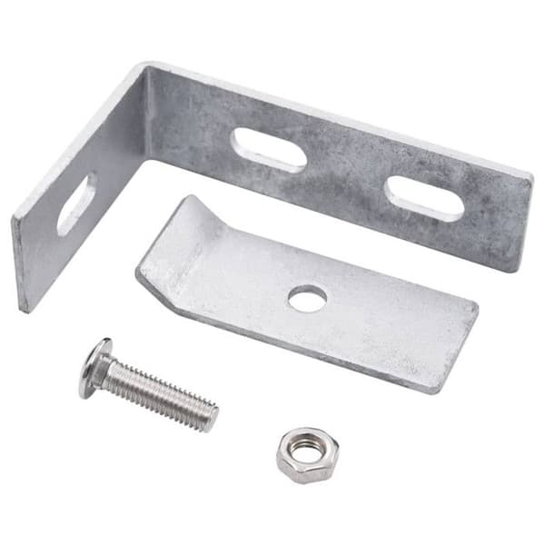 Set med 10 väggvinkelslutare i silver