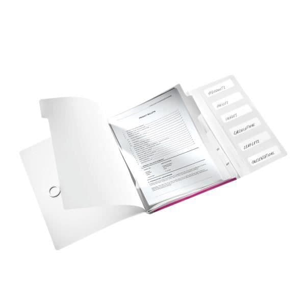 LEITZ Sorter 6 nycklar WOW Rosa