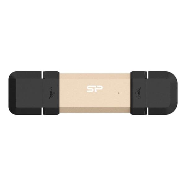 SSD - SILICON POWER - DS72 - 1 To - USB 3.2 Gen 2 - Kryptering AES 256 bit
