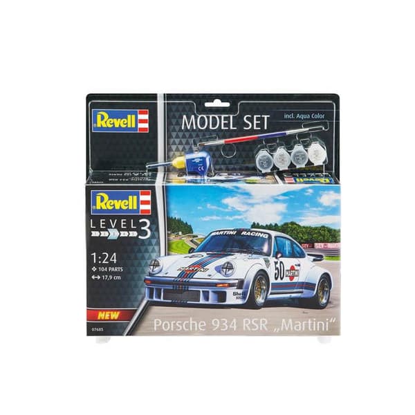 Modellbil: Modellset: Porsche 934 RSR Martini