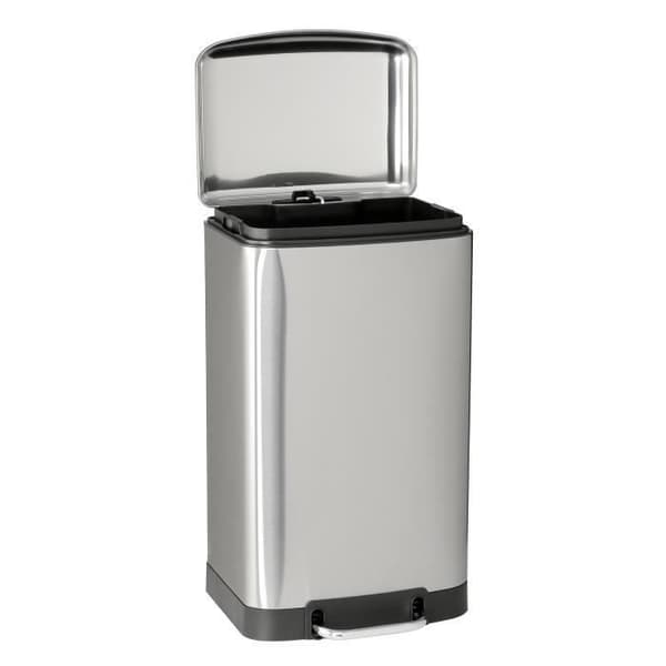 Köksavfallshink med Pedal - GREENWICH - 40 L - Borstat Rostfritt Stål - Kitchen Move
