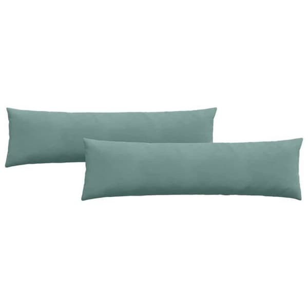 Coussin Vidaxl Soffkuddar 2 st Grön Hav 145 x 40 cm