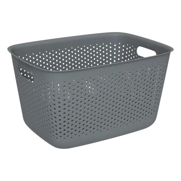 5five - korg "tila" 17l grå i plast