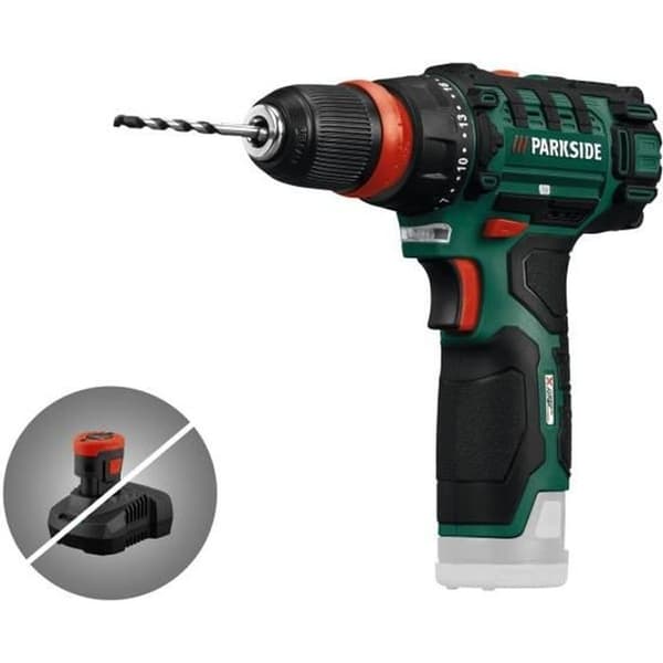 PARKSIDE® sladdlös borrmaskin »PBSA 12 D4«, 12 V