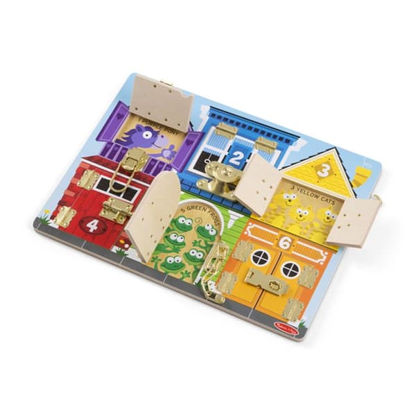Melissa och Doug Aktivitetsbräda med lås