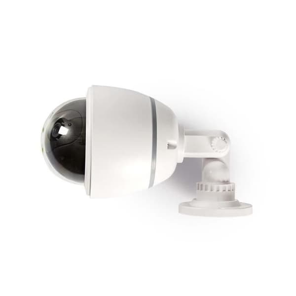 Falsk säkerhetskamera - NEDIS - Kuppel - IP44 - Vit - Blinkande LED