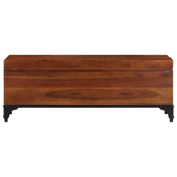 Förvaringskista 110x35x41 cm Solid akacieträ