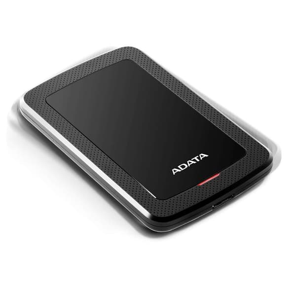 ADATA HV300 bärbar extern hårddisk - 1 TB - USB 3.1 - AES 256 bitar - svart