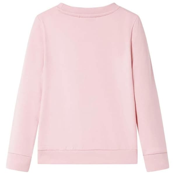 Ljusrosa sweatshirt för barn 92/104/116/128/140