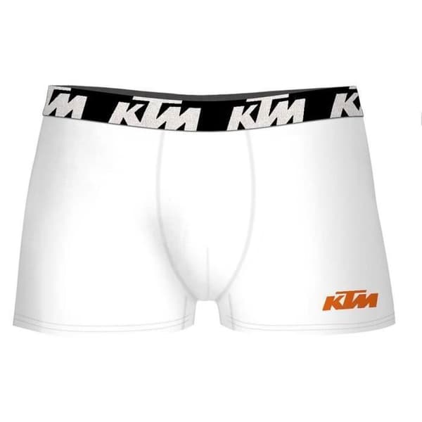 Boxers - KTM - Set med 12 - 100% bomull - Vit - Herr