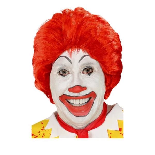 Röd peruk Ronald - WIDMANN - Clownaccessoar för vuxna