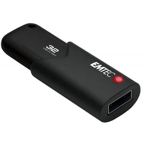 USB-minne - EMTEC - B120 CLICK SECURE - 32GB - USB 3.2 - Hastighet 100 MB/s