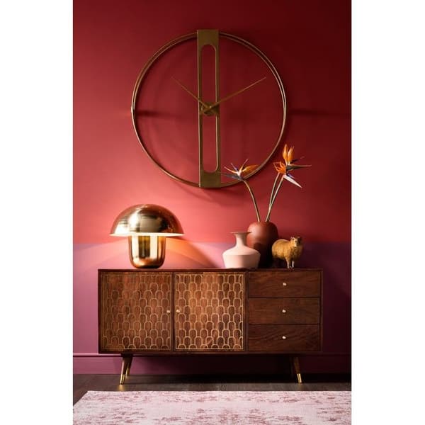 Lampe Svamp 50 cm mässing Kare Design