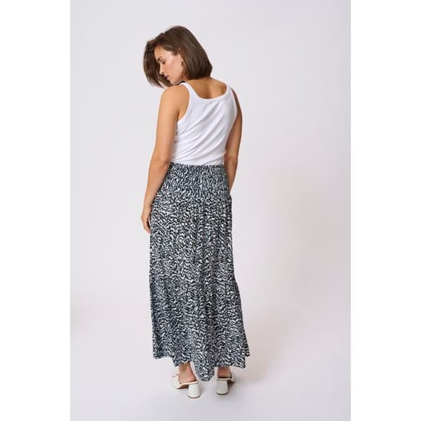 Kvinna KAFFE Maxi Smock Kjol