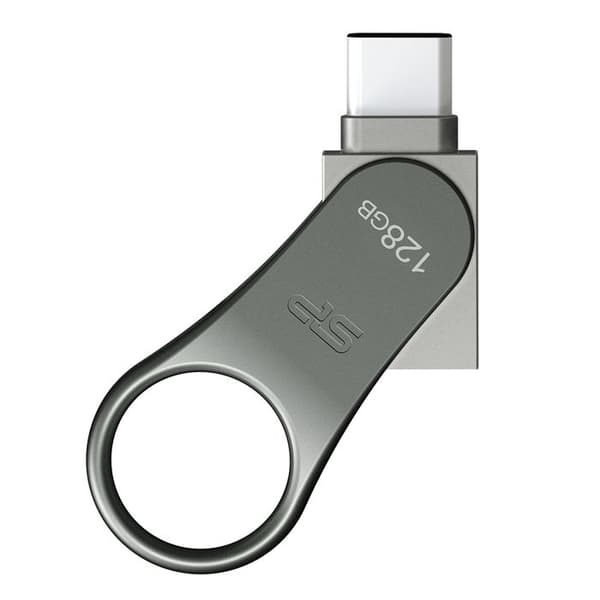 Clé USB - SILICON POWER - Mobile C80 - 128 Go - USB 3.0 - USB typ C - Titan