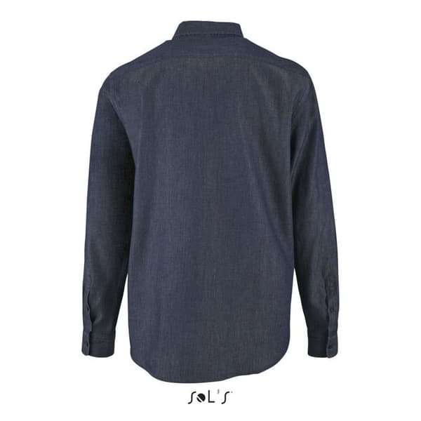 Skjorta Sol's Barry - rå denim
