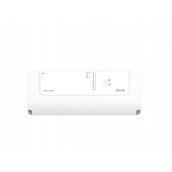 Relä elektroniskt Tech styrsystem - PS-10 230 - Trådlöst relä för DIN-skena blå Tech Controllers