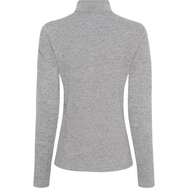 Ridsporttröja 1/2 zip dam Equipage Stacey - asfalt