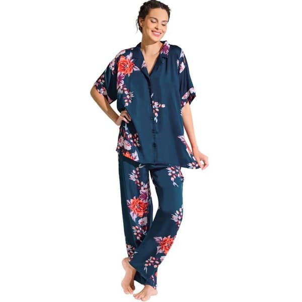 Kortärmad pyjamasblus dam Lisca Amaryllis